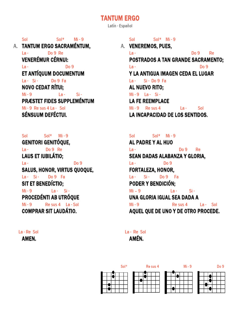 Tantum ergo lat n espa ol pdf