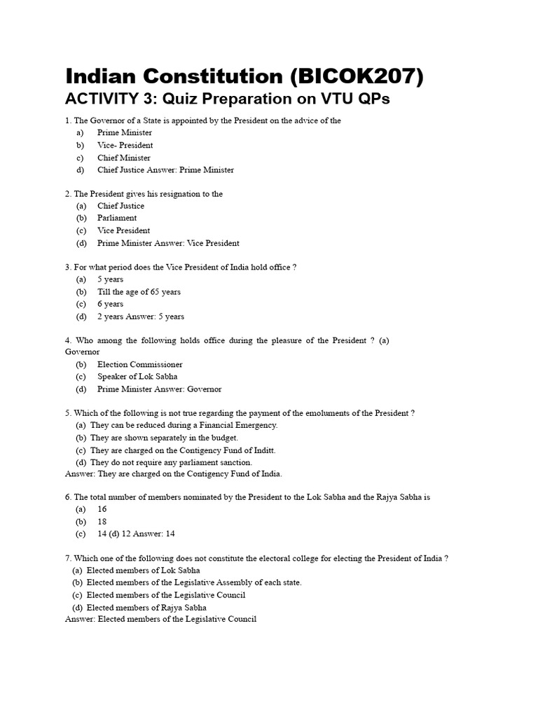 IMPORTANT FACTS ABOUT INDIAN CONSTITUTION PDF visual data 2