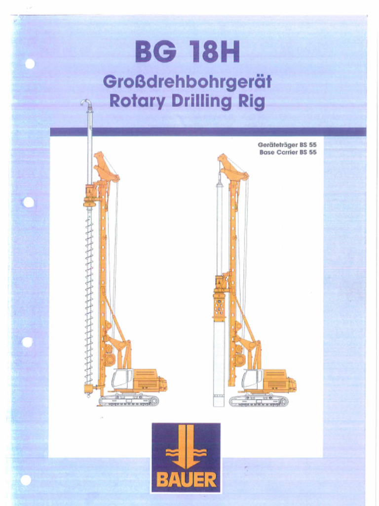 Ficha tecnica BG 18 | PDF