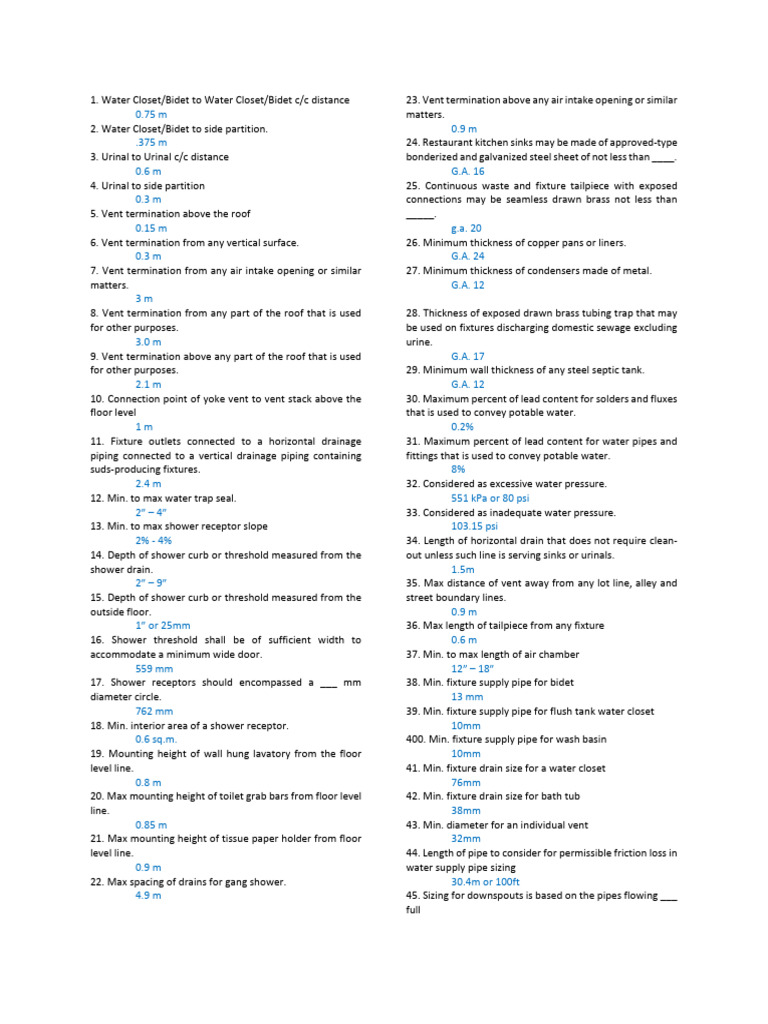Plumbing questions download free pdf plumbing toilet