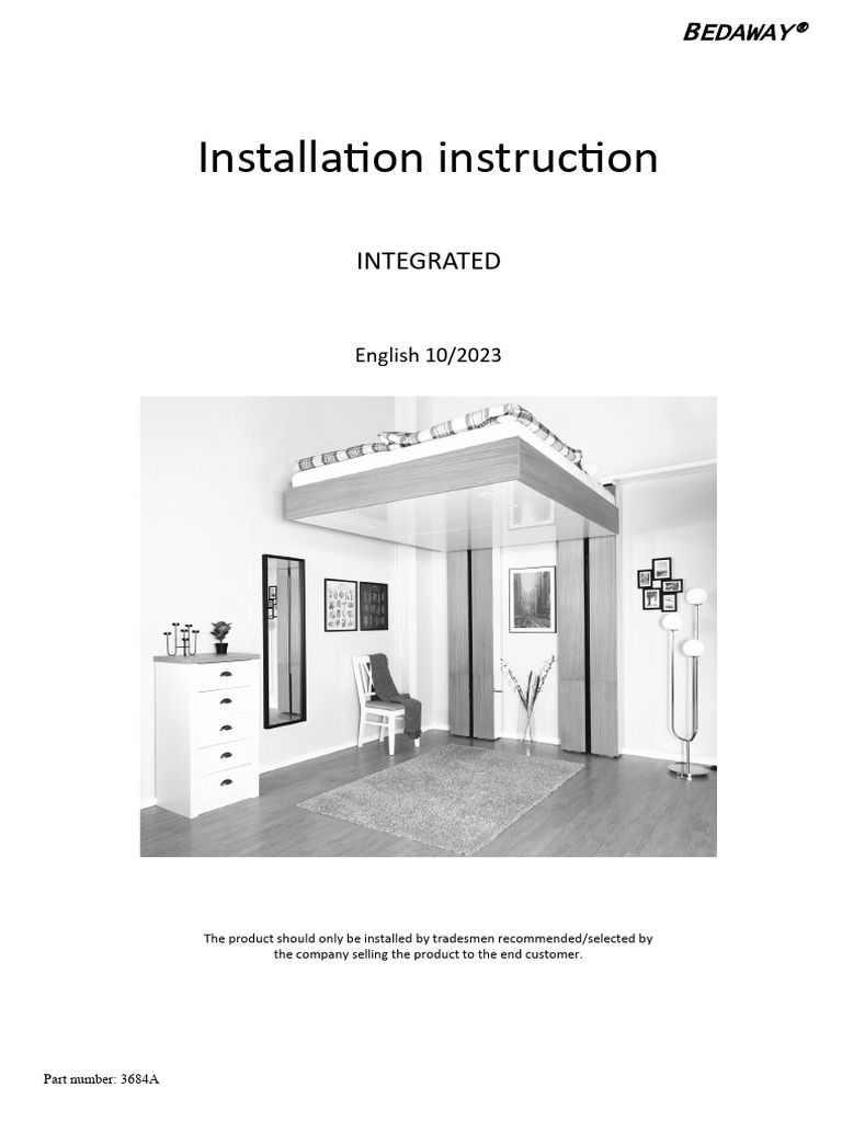 Installation Instruction Integrated en Part No - 3684A Release - 231111 ...