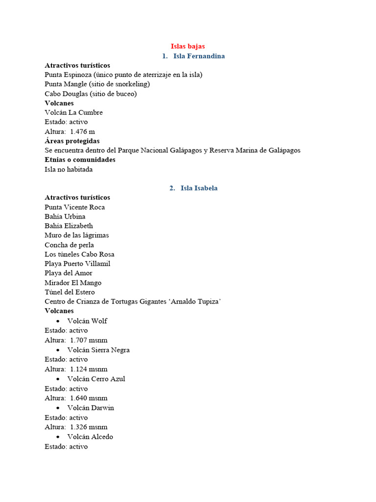 Geografía Galapagos Pdf Islas Galápagos Ciencias De La Tierra