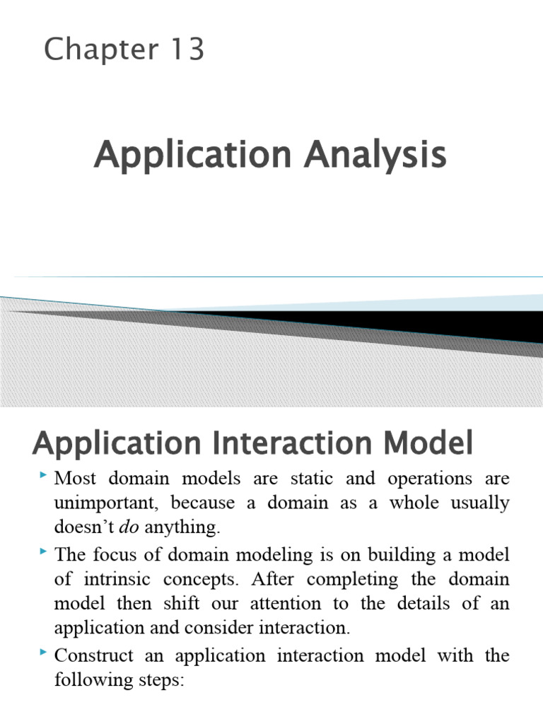 Application Interaction Guide | PDF | Use Case | Class (Computer ...