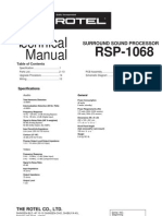 Technical Manual: Surround Sound Processor