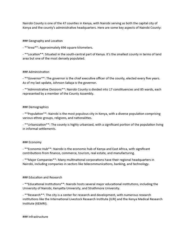 A GUIDE TO PERMITS AND PLANNING SERVICES IN NAIROBI COUNTY intelligence overview