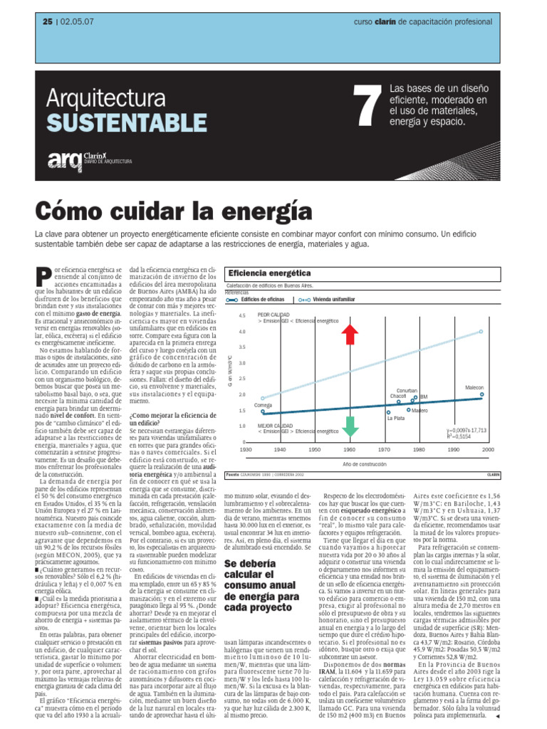 Eficiencia Energética en Edificios Argentinos | PDF | Uso eficiente de ...