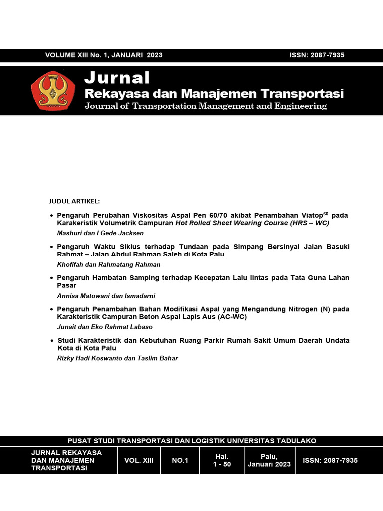 Jurnal JRMT Edisi Januari 2023 | PDF
