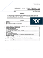 Digital Designer's Guide To Linear Voltage Regulators & Thermal Management - SLVA118 - 2003