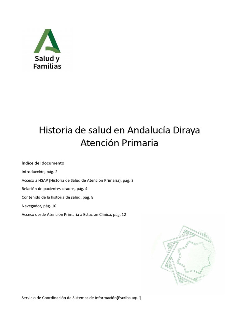 Diraya Atencion Primaria | PDF | Hospital | Registro Electrónico de Salud