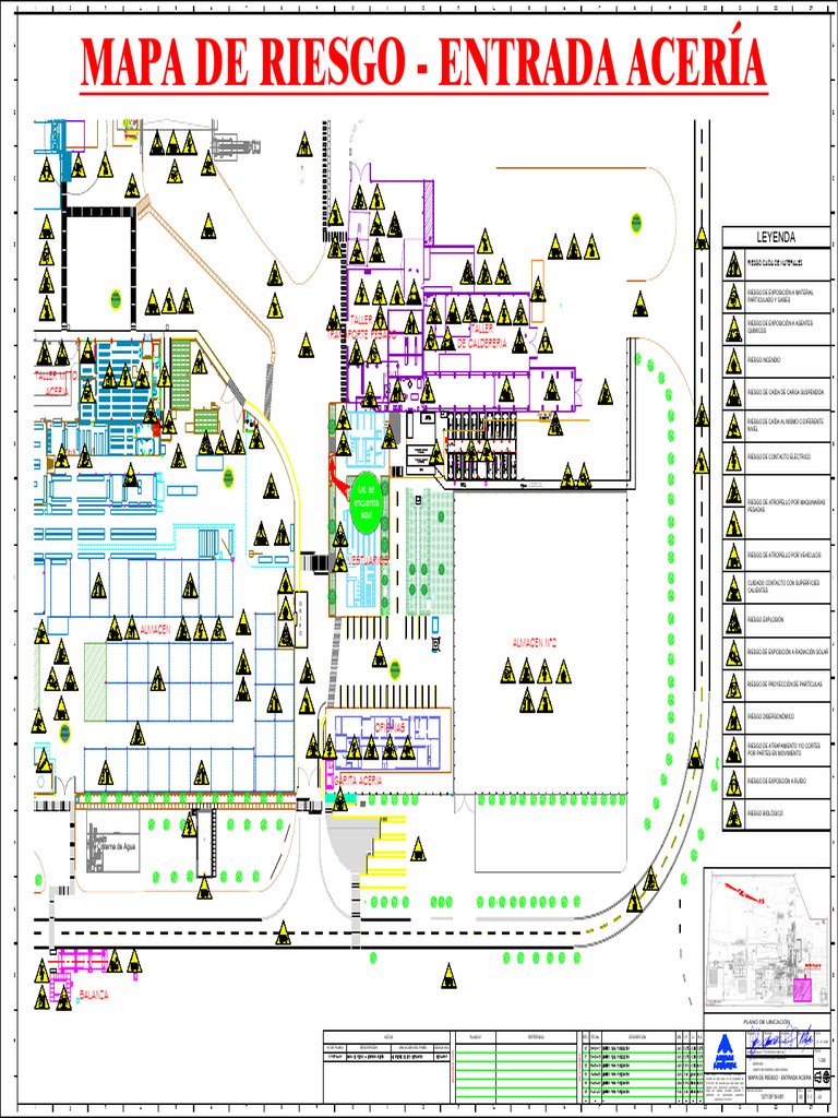 1271OF18-001 REV.05 MAPA DE RIESGO- ENTRADA ACERIA 3 x 2 mt | PDF
