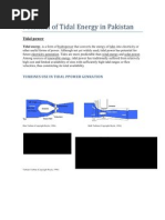 Potential of Tidal Energy in Pakistan