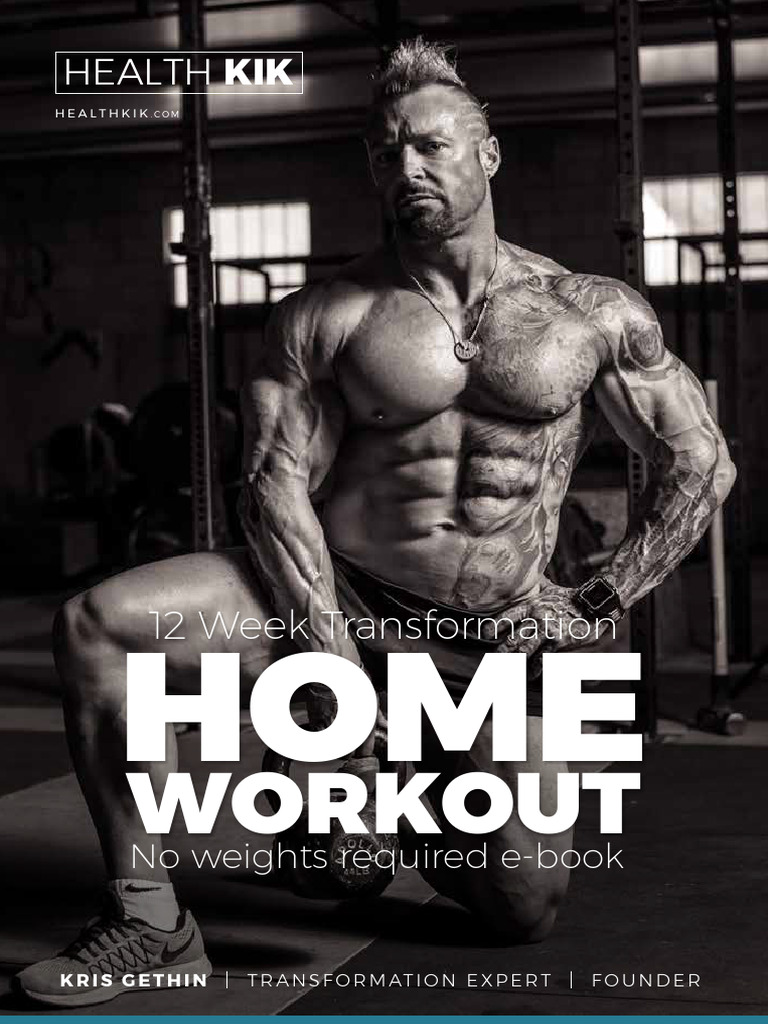 Kris Gethin 12 Week Home Workout Program PDF Strength Training