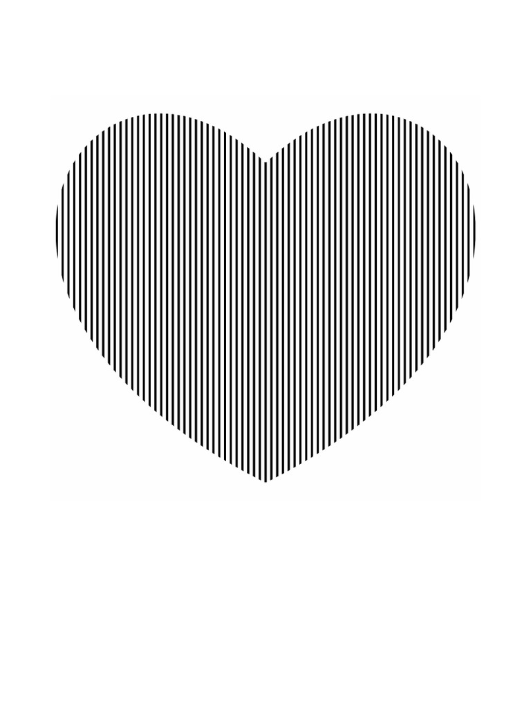 Printable Book Folding Heart Template Freen 1020 png PDF