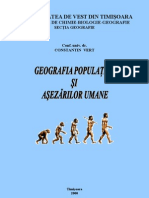 Geografia Populatiei Si Asezarilor Umane