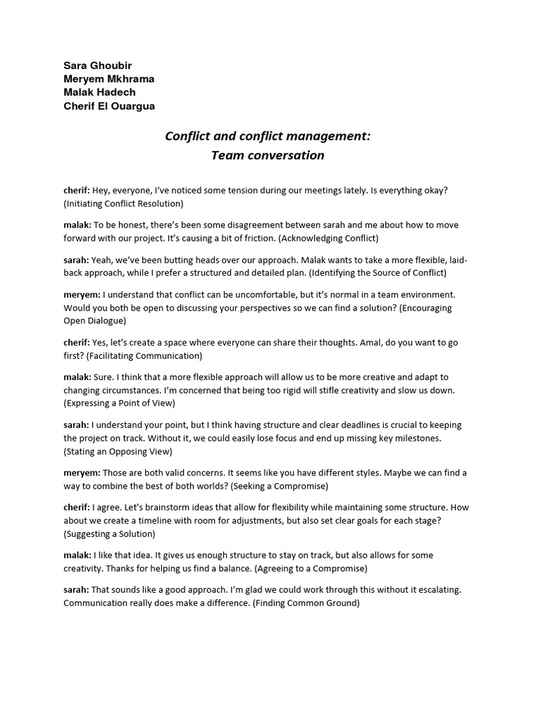 Confict and Coflict Management | PDF | Conflict Resolution | Communication