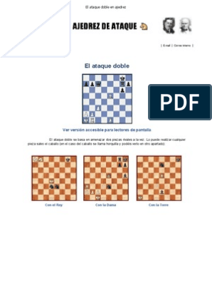 El ataque doble en ajedrez