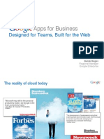 CIO 100 2011 - Google Apps For Business: Designed For Teams, Built For The Web