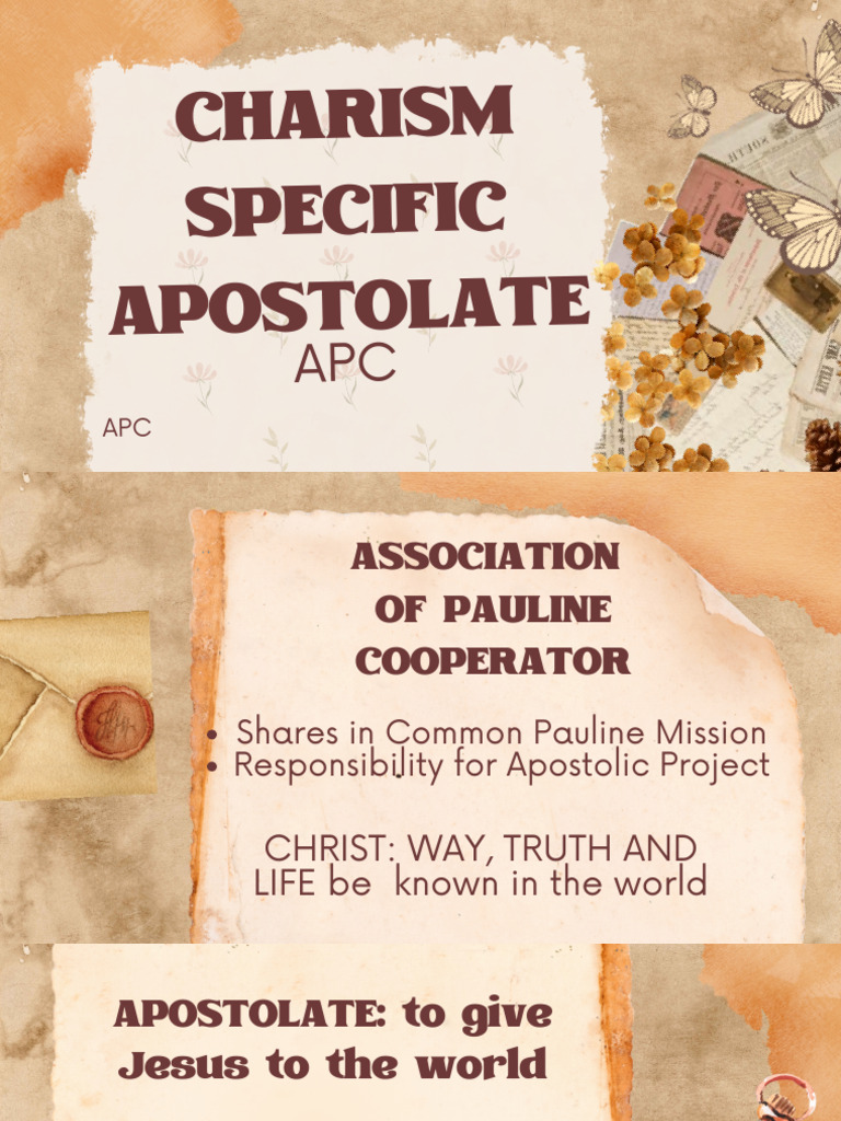 CH4 Pauline Cooperator's Apostolate | PDF | Laity | Spiritual Gift