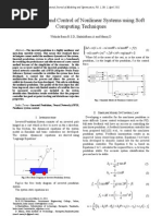 Identification and Control of Nonlinear Systems Using Soft Computing Techniques