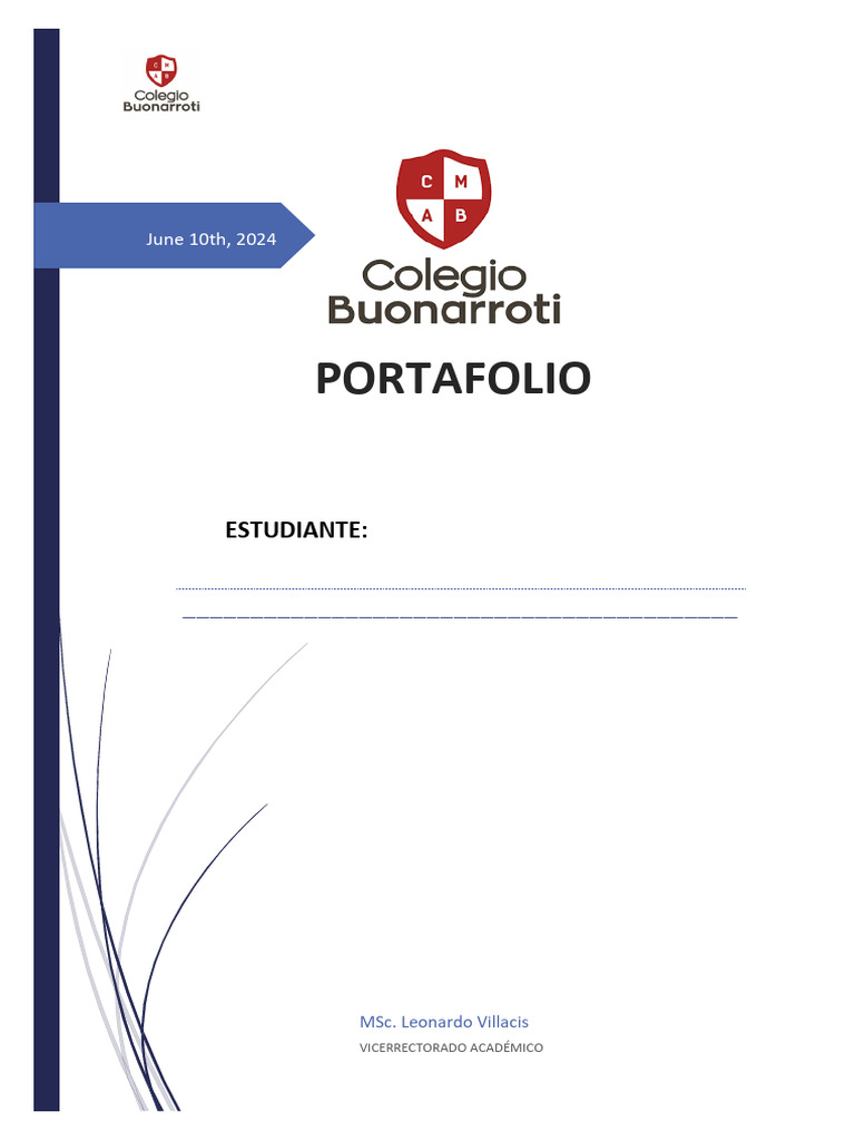 Portfolio 2nd Term Highschool | PDF | Estudios de idiomas extranjeros