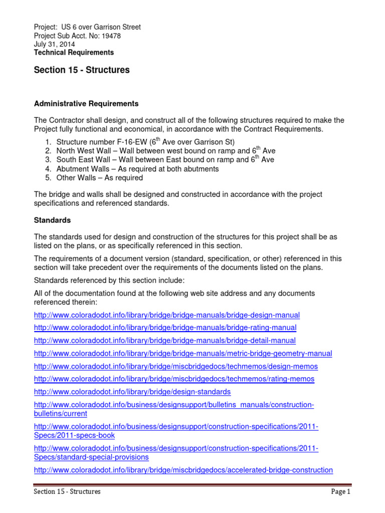 FINAL RFP Section 15-Structures | PDF | Pipe (Fluid Conveyance) | Deep ...