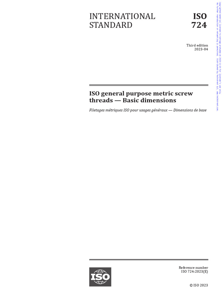 Iso 724-2023 | PDF | International Organization For Standardization