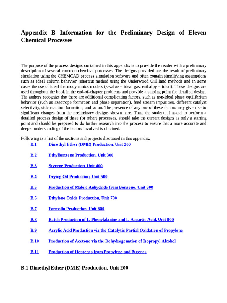 Process Flow sheets (1) | PDF