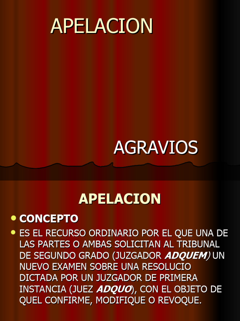 Apelacion Agravios | PDF | Apelación | Justicia