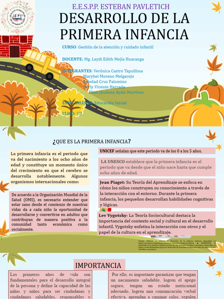 Desarrollo de La Primera Infancia Coorregido | PDF | Sicología ...