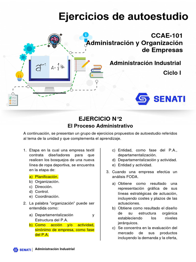 Ccae-101 Ejercicio T002 | PDF | Business | Análisis FODA