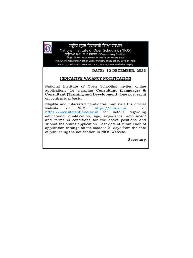 Notice details download free pdf online and offline