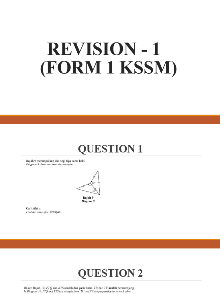 REVISION 1 (FORM 1 KSSM) PDF