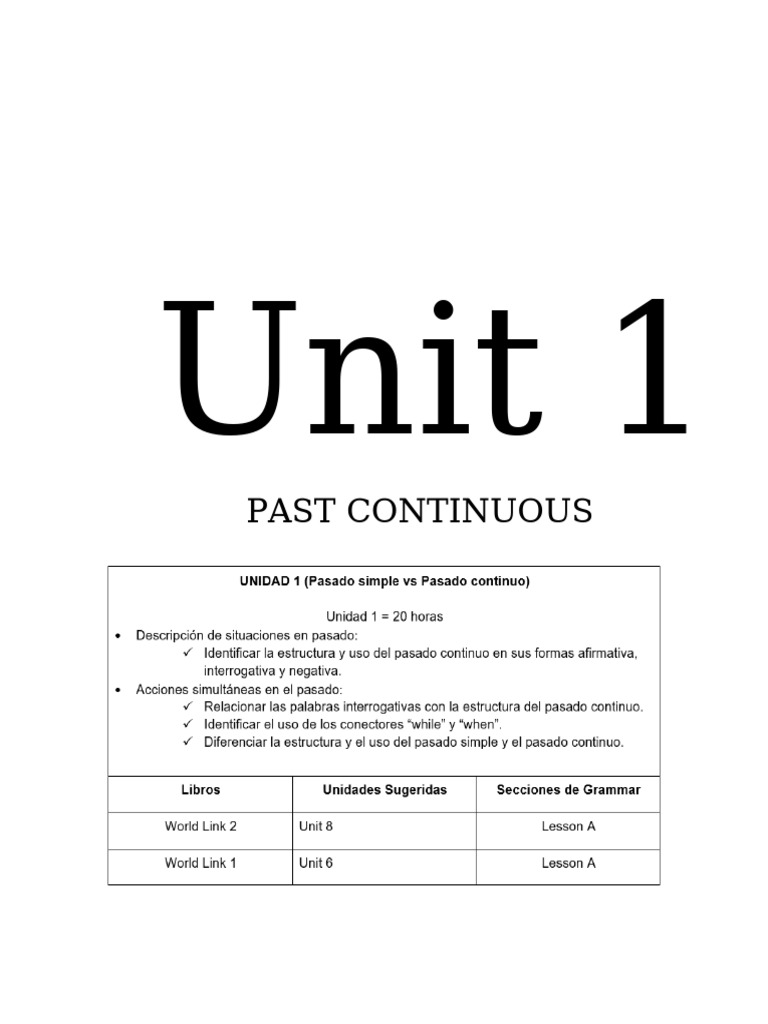 English 3 - Manual Unidad 1 - 2024 | PDF | Question | Subject (Grammar)