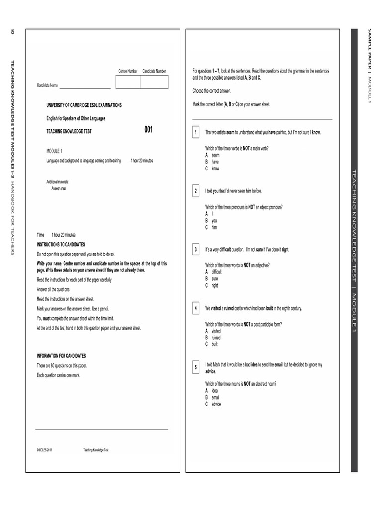 Tkt modules 1 sample test pdf pdf