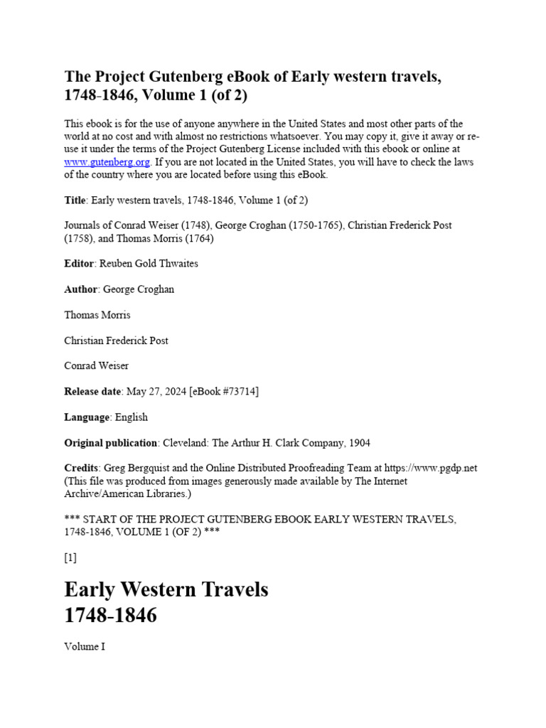 Early western travels Download Free PDF Iroquois