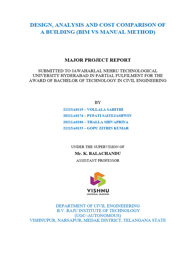 BIM vs Manual Cost Analysis in Construction | PDF | Building ...