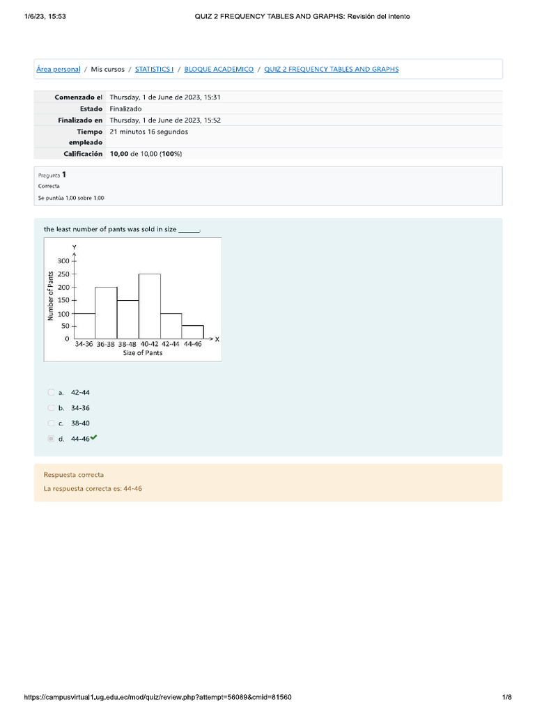 Quiz 2 Frequency Tables and Graphs | PDF