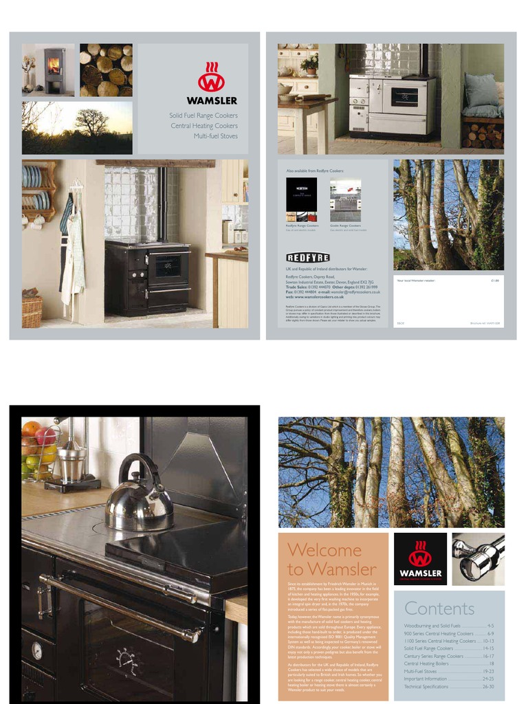 Wamsler Brochure | PDF | Kitchen Stove | Stove