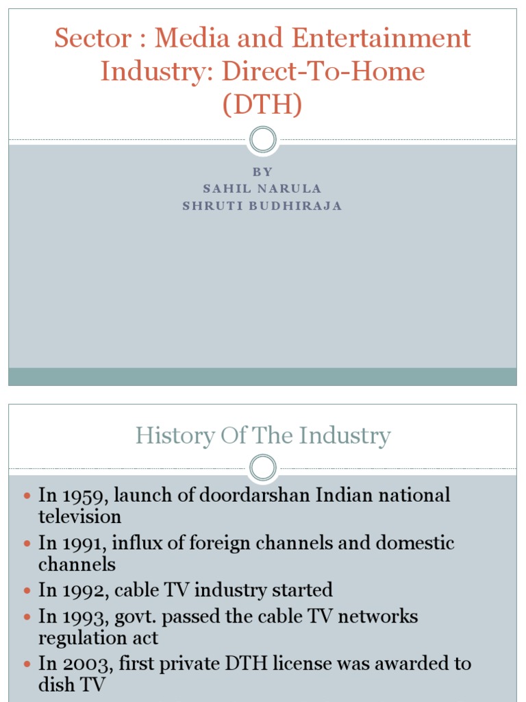 DTH Industry Growth & Challenges | PDF | Satellite Television | Television