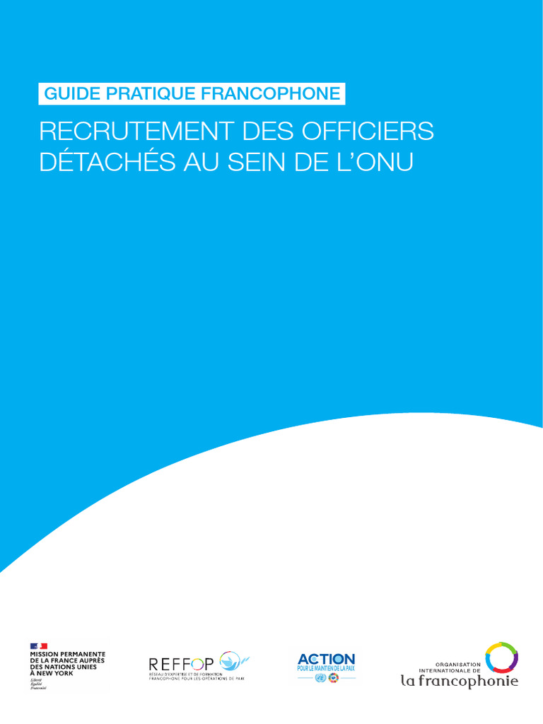 Recrutement des Officiers à l'ONU | PDF | Maintien de la paix | Nations ...