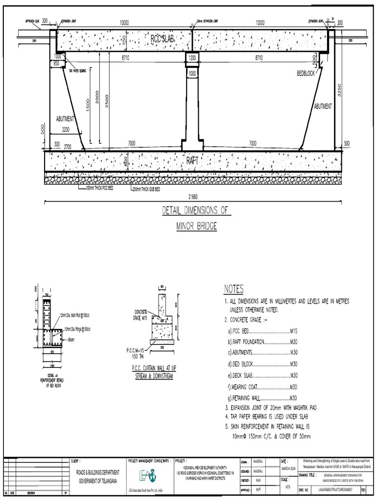 Minor Bridge Design and Drawings | PDF