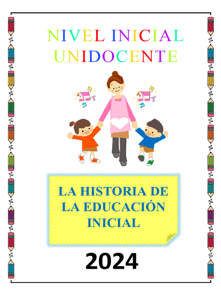 20 Mayo Inicial Unidocente 2024 | PDF | Educación de la primera ...