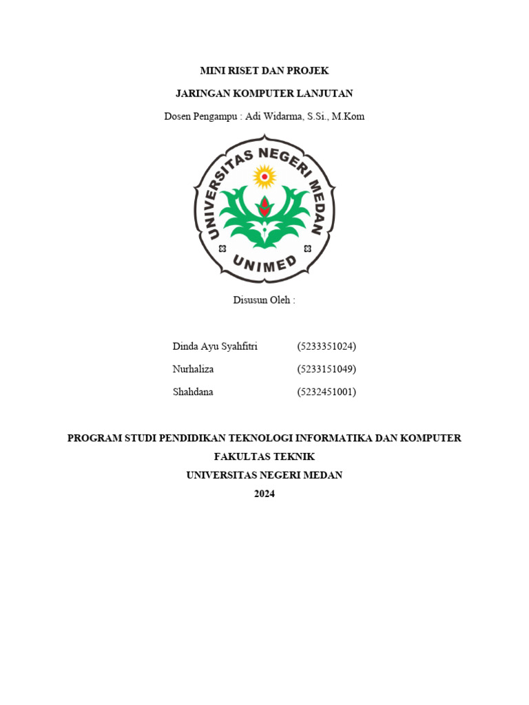 Riset QoS dan Bandwidth WiFi 2024 | PDF