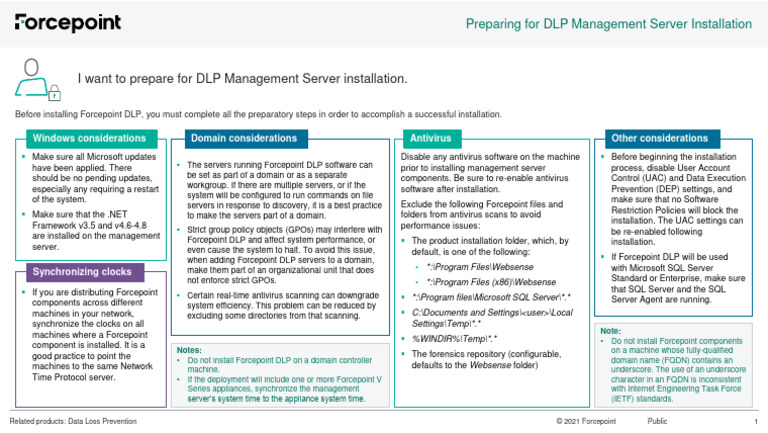 Forcepoint DLP 10.3 Installation Guide | PDF | Computer Architecture ...
