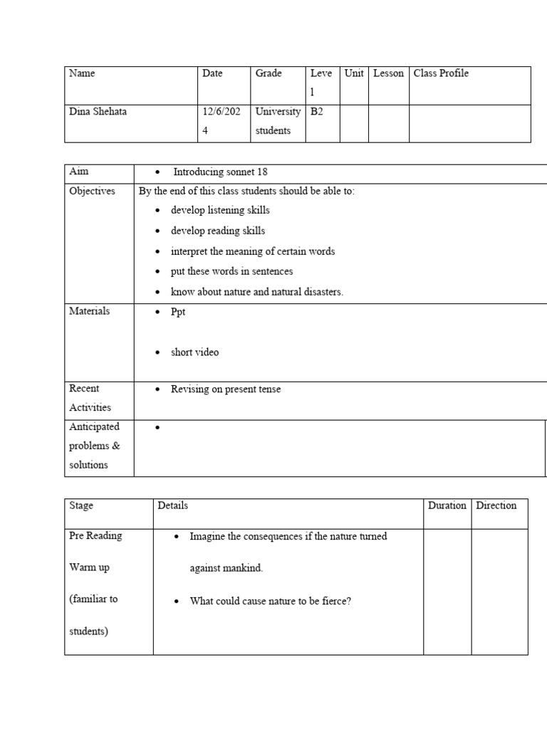 CLimate Change Lesson Plan | PDF | Verb | Nature