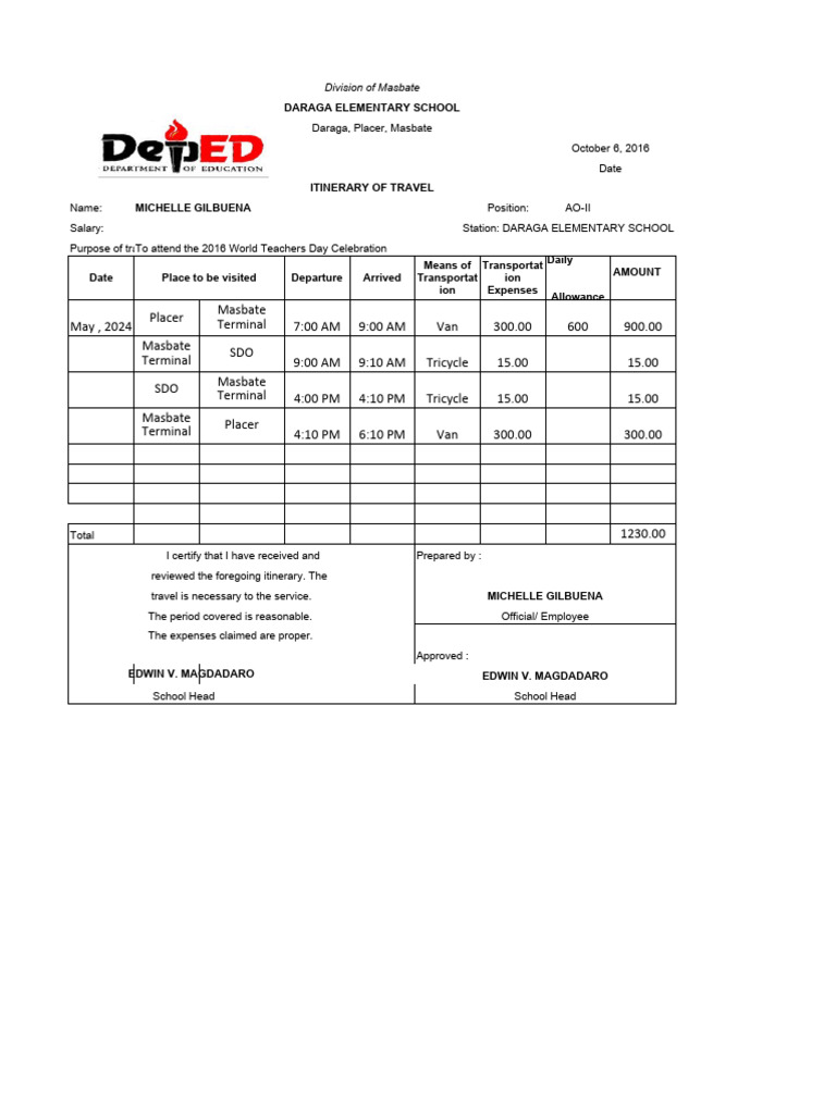 Travel Reimbursement Forms Pdf