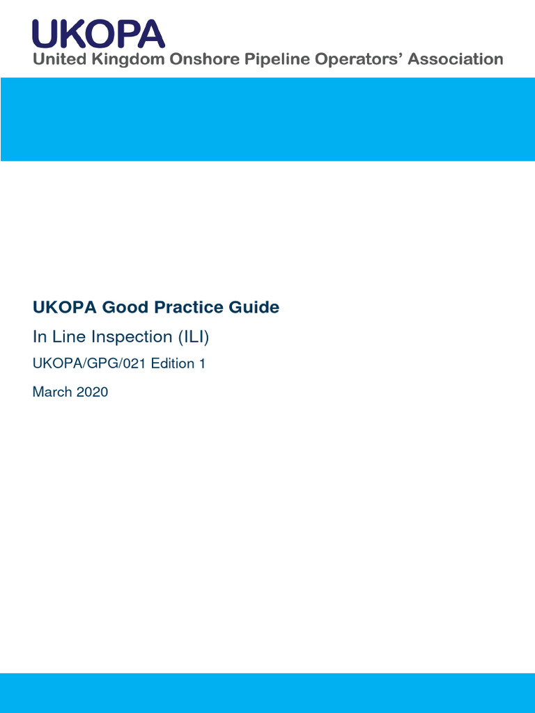 GPG21 in Line Inspection Ed 1 | PDF | Science & Mathematics | Computers