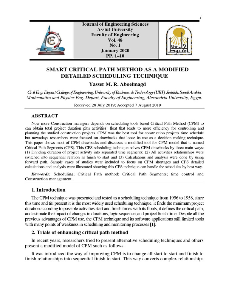 Enhanced Critical Path Method Analysis | PDF | Business | Technology ...