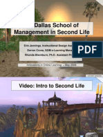 2008 IOL UT Dallas School of Management in Second Life Presentation