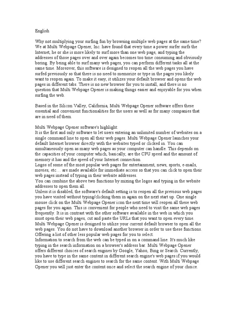 Mwo To Web Ads Pdf Application Software World Wide Web